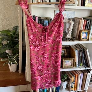 White Fox sweet fling mini dress